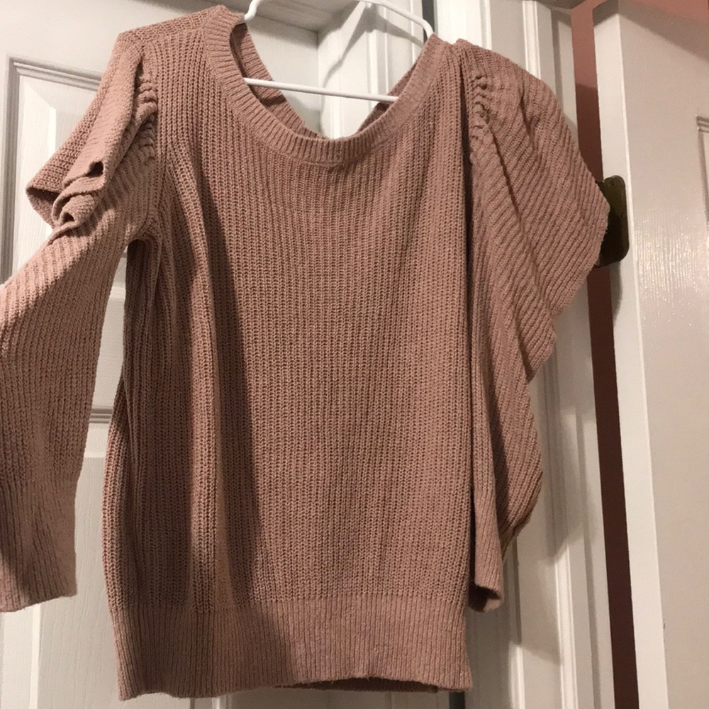 Pink women’s Express Top With Open arm slit